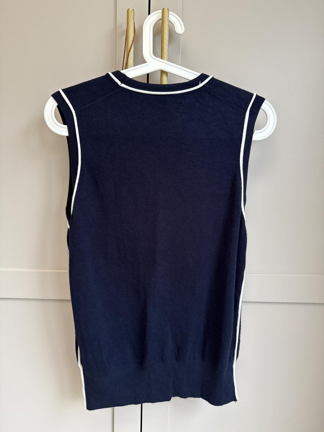 PLAIN KNIT TOP WITH CONTRAST TRIMS - Image 3