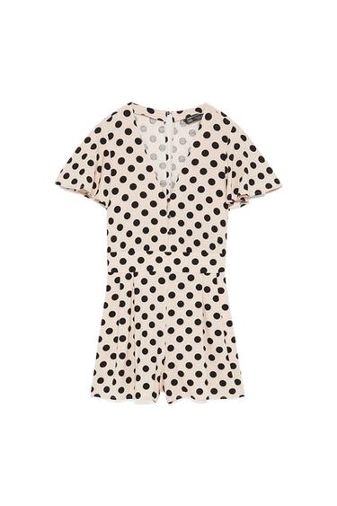 SHORT POLKA DOT JUMPSUIT