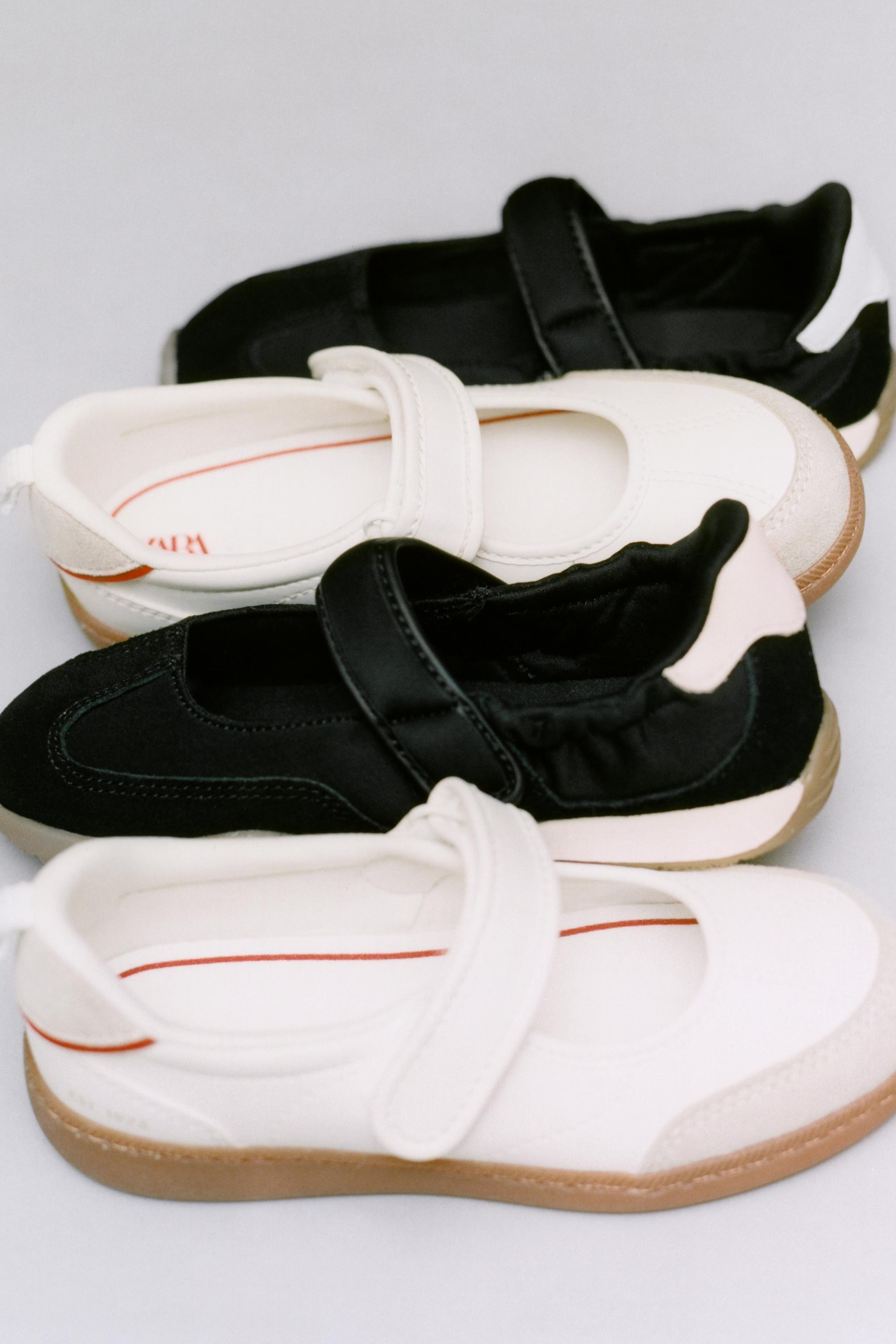 RETRO SPORTY BALLET FLATS