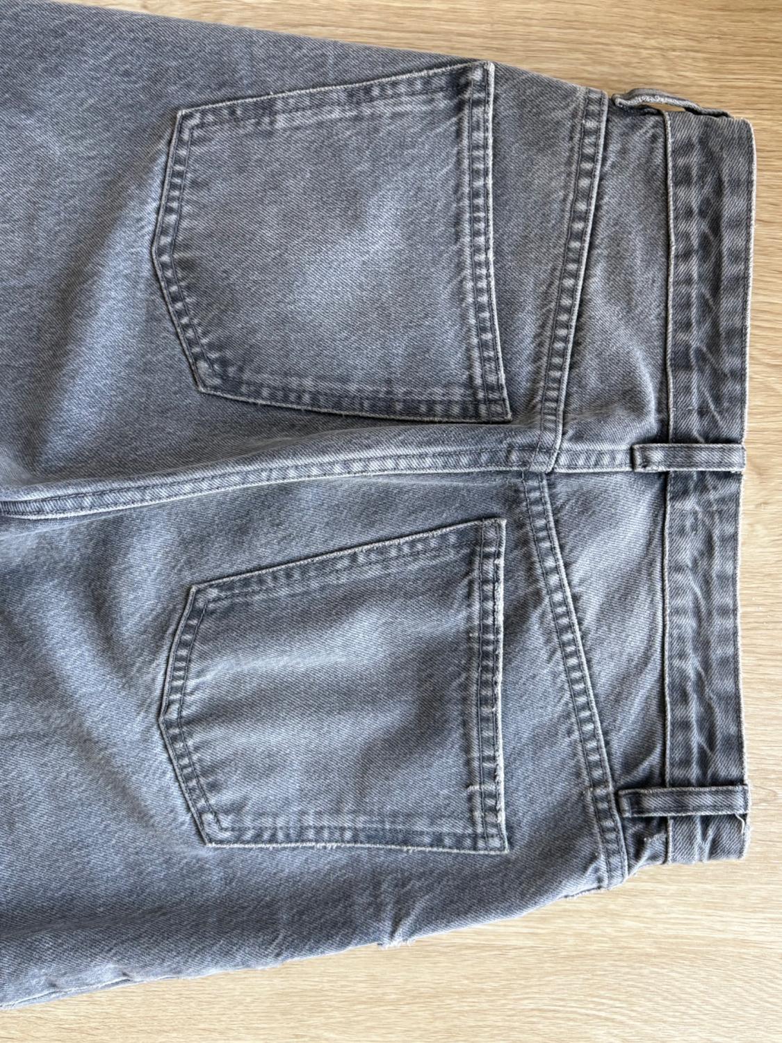 HIGH-RISE STRAIGHT-FIT TRF JEANS - Image 3