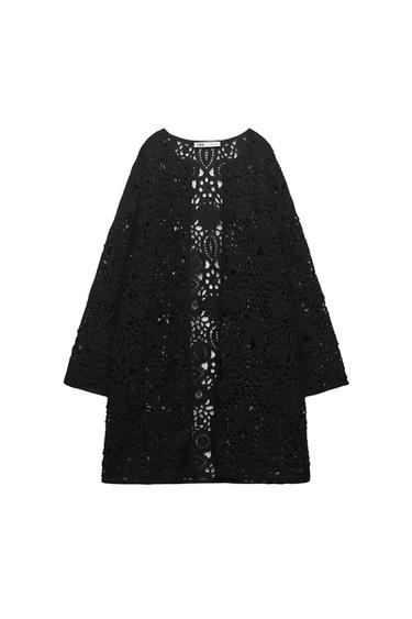 MACRAMÉ KNIT COAT