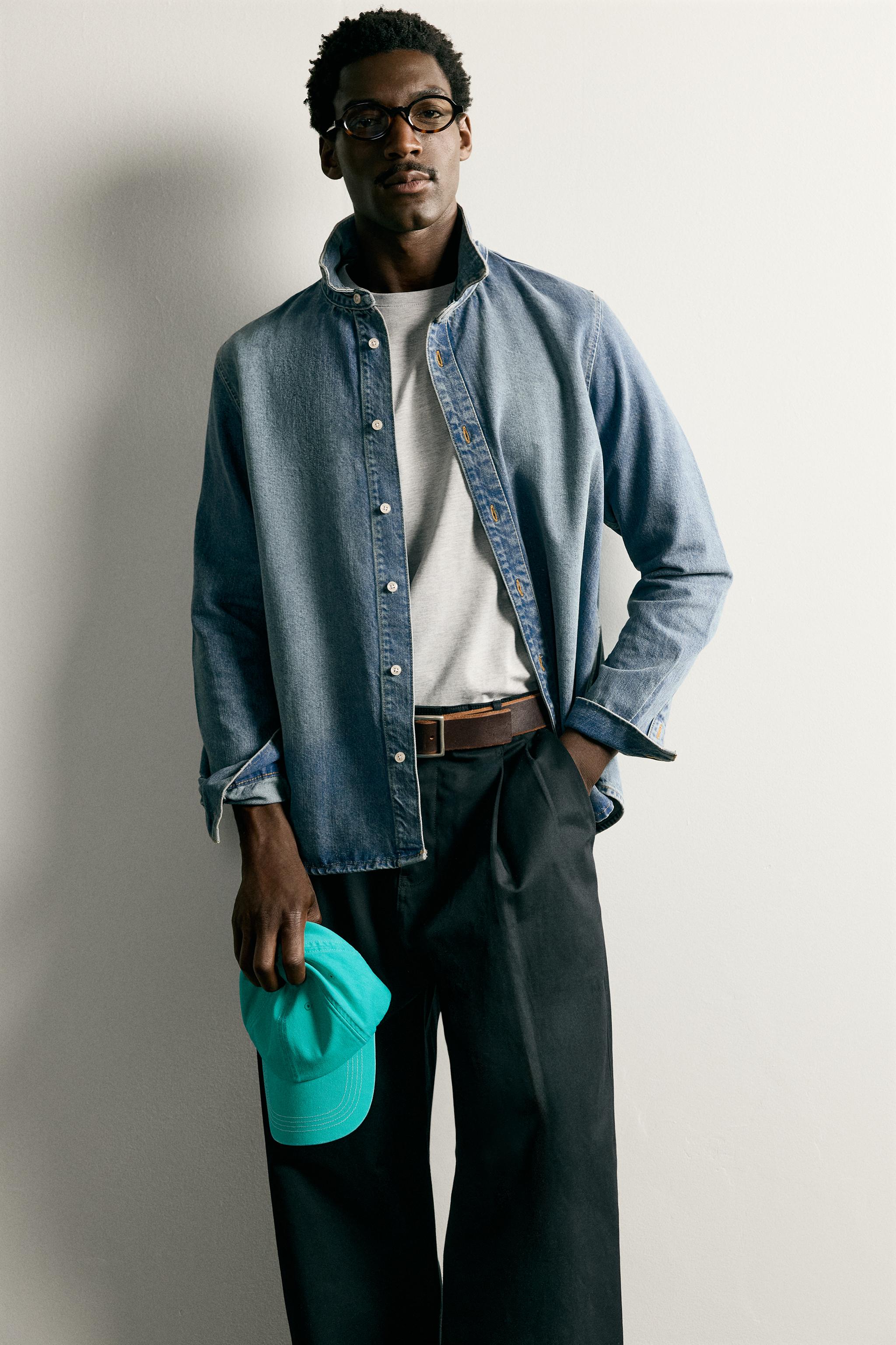 COTTON LYOCELL DENIM OVERSHIRT