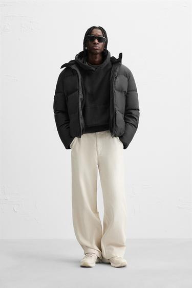 RUBBERISED PUFFER JACKET - Black by Zara - Image 0