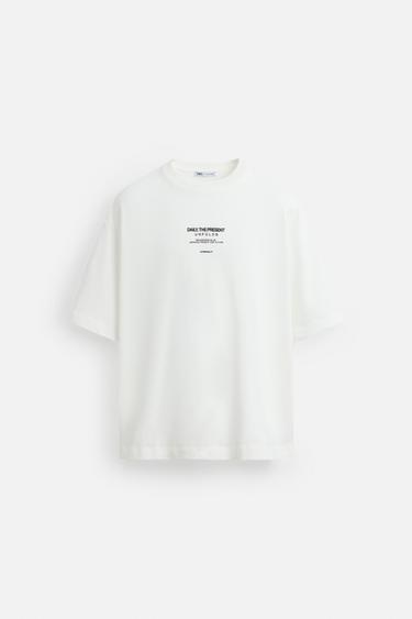 PHOTO PATCH T-SHIRT - White by Zara