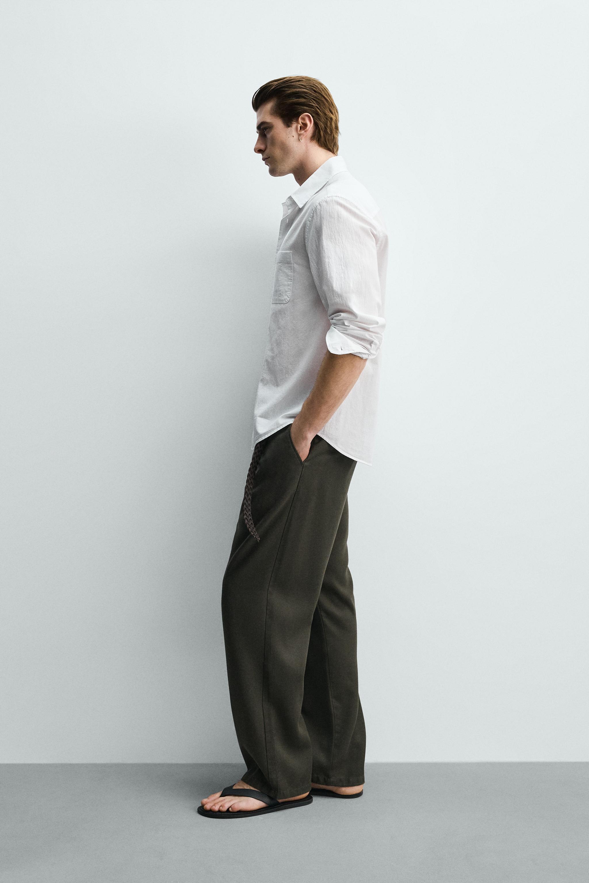 CHEMISE REGULAR FIT EFFET FROISSÉ