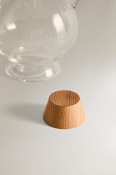 HUILIER BOROSILICATE BOUCHON BOIS - Transparent de Zara - Image 3