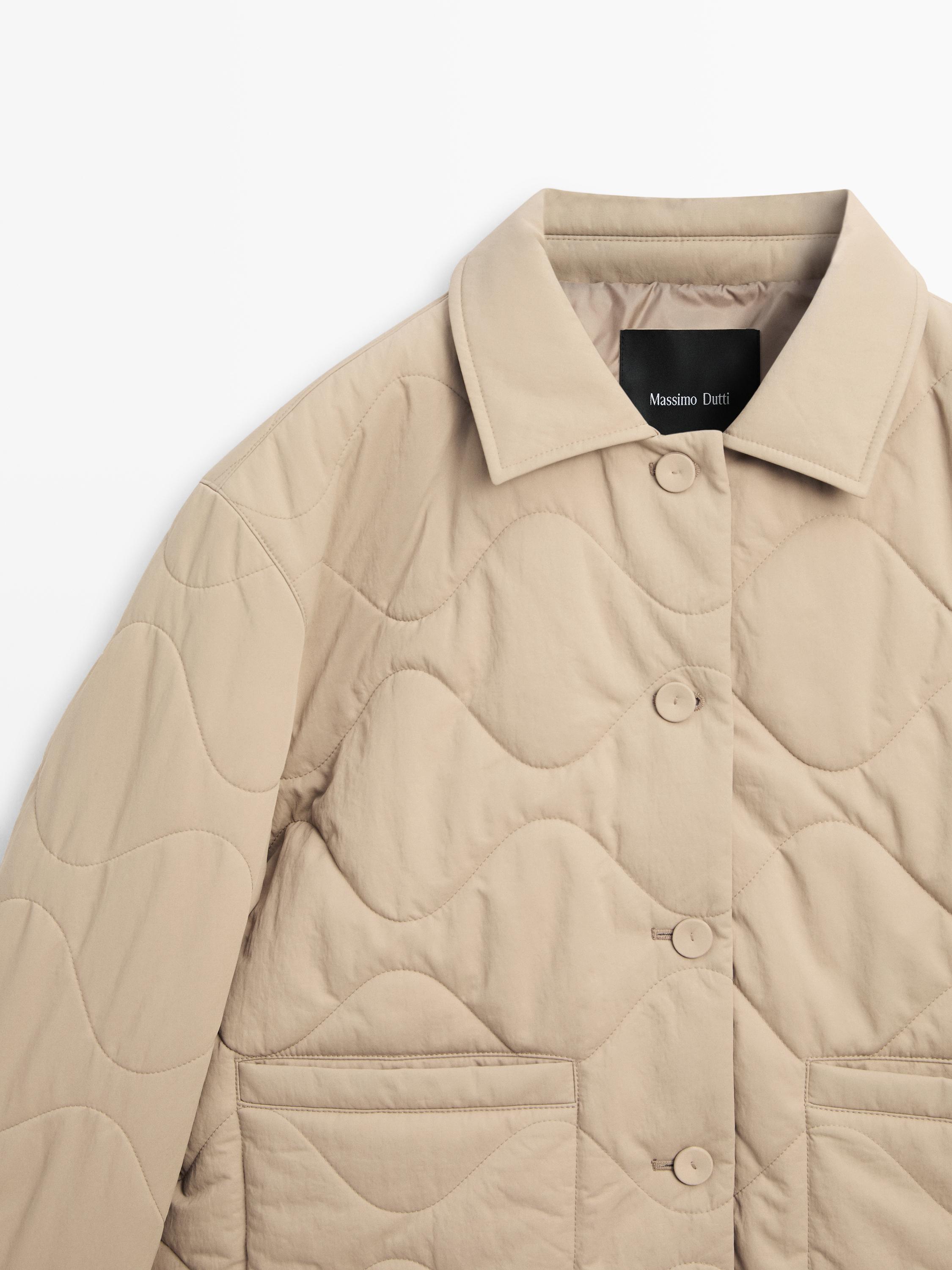 Jacket with seam details