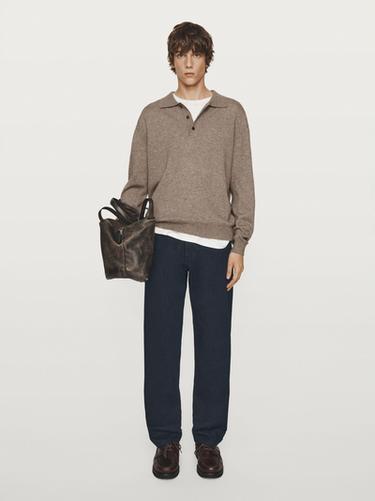 Jersey punto con lana yak - Carey de Zara