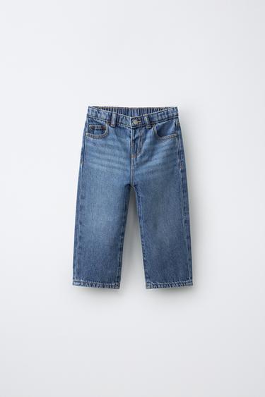 STRAIGHT JEANS - Mid-blue by Zara