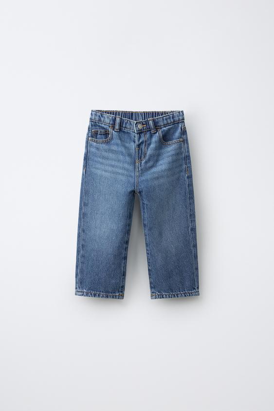 STRAIGHT-FIT-JEANS - Mittelblau von Zara - Bild 0