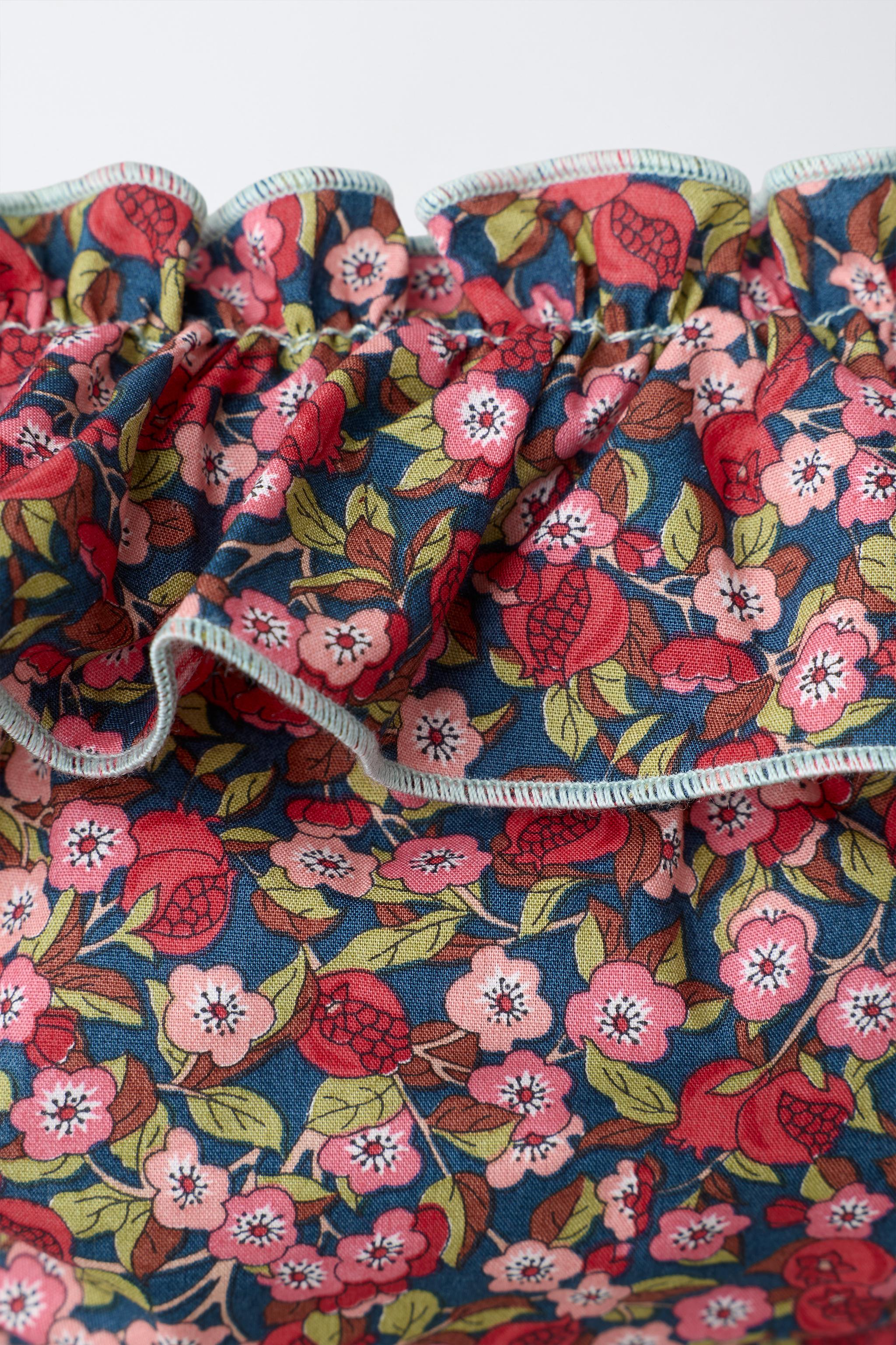 Низ бикини FABRIC для детей, цветочный принт — Zara — фото 4