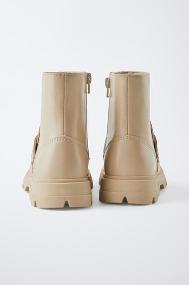 EMBELLISHED BOOTS - Sand Brown by Zara - Image 3