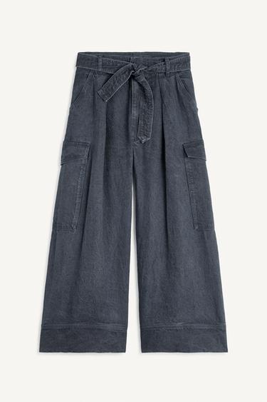 Zara KRN PANT - Faded blue