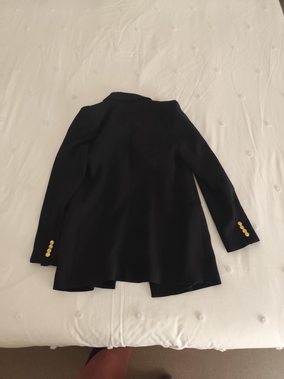 DOUBLE-BREASTED BLAZER WITH SHOULDER PADS - Image 3
