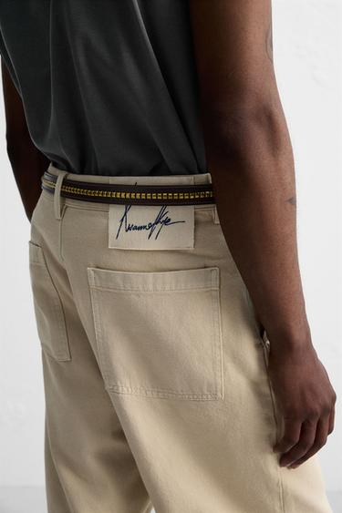 BAGGY FIT BERMUDA SHORTS © OTIS KWAME KYE QUAICOE - camel by Zara - Image 5