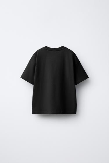 T-SHIRT UNI - Noir de Zara