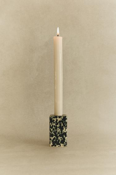 PORTA-VELAS DÁLMATA - Preto da Zara