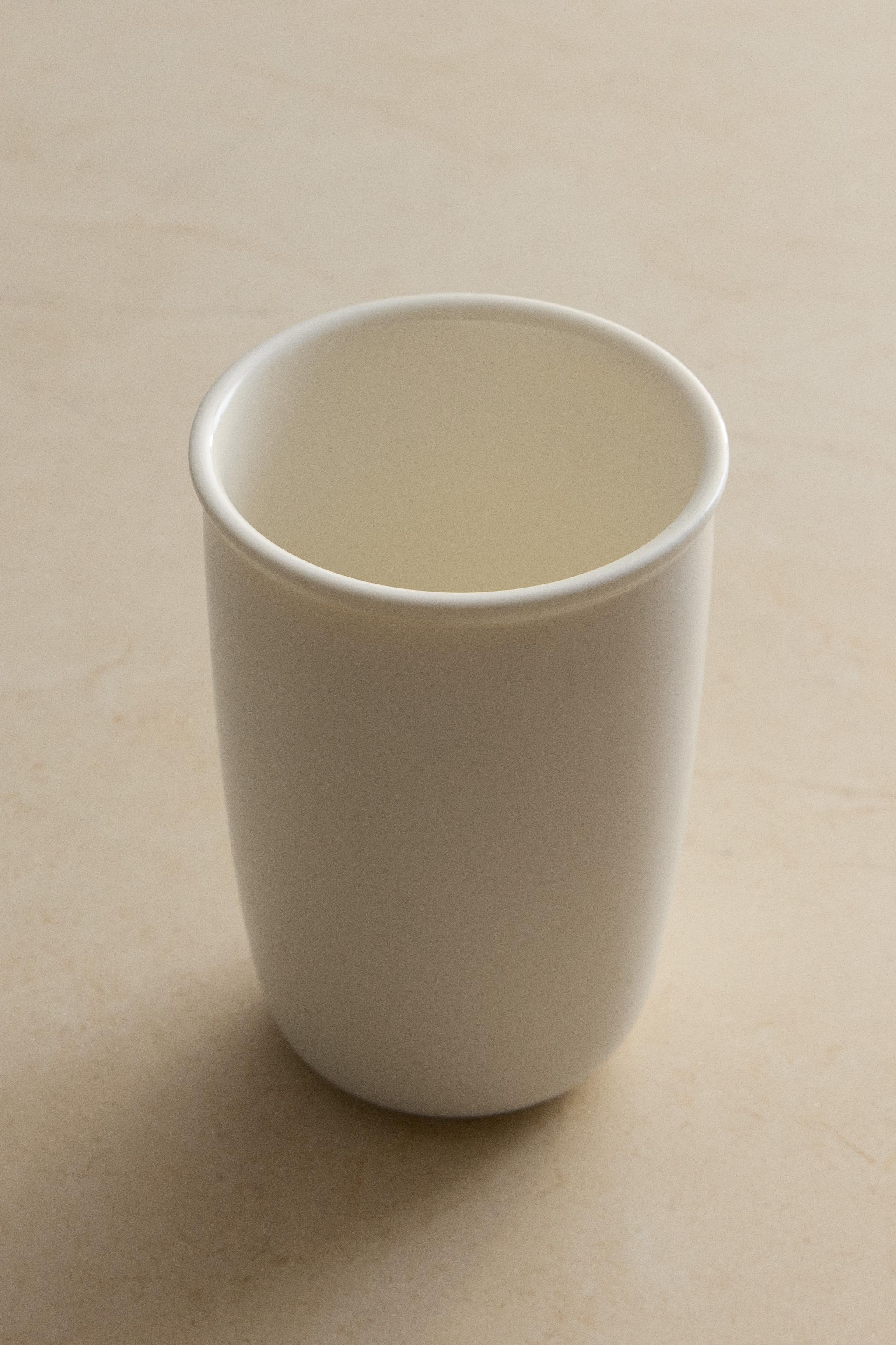 CERAMIC TOOTHBRUSH TUMBLER