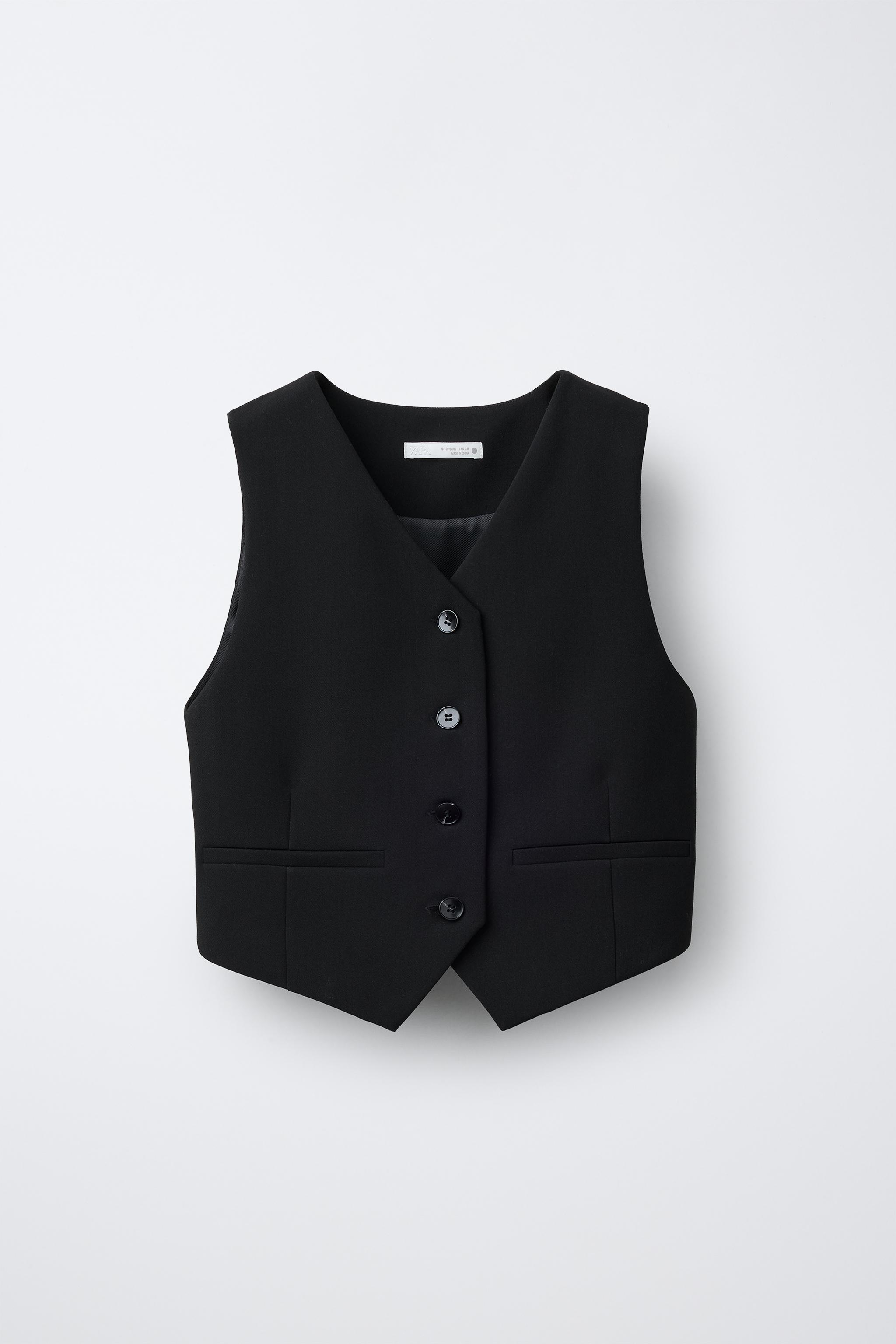 TAILORED FIT WAISTCOAT - Black | ZARA South Africa
