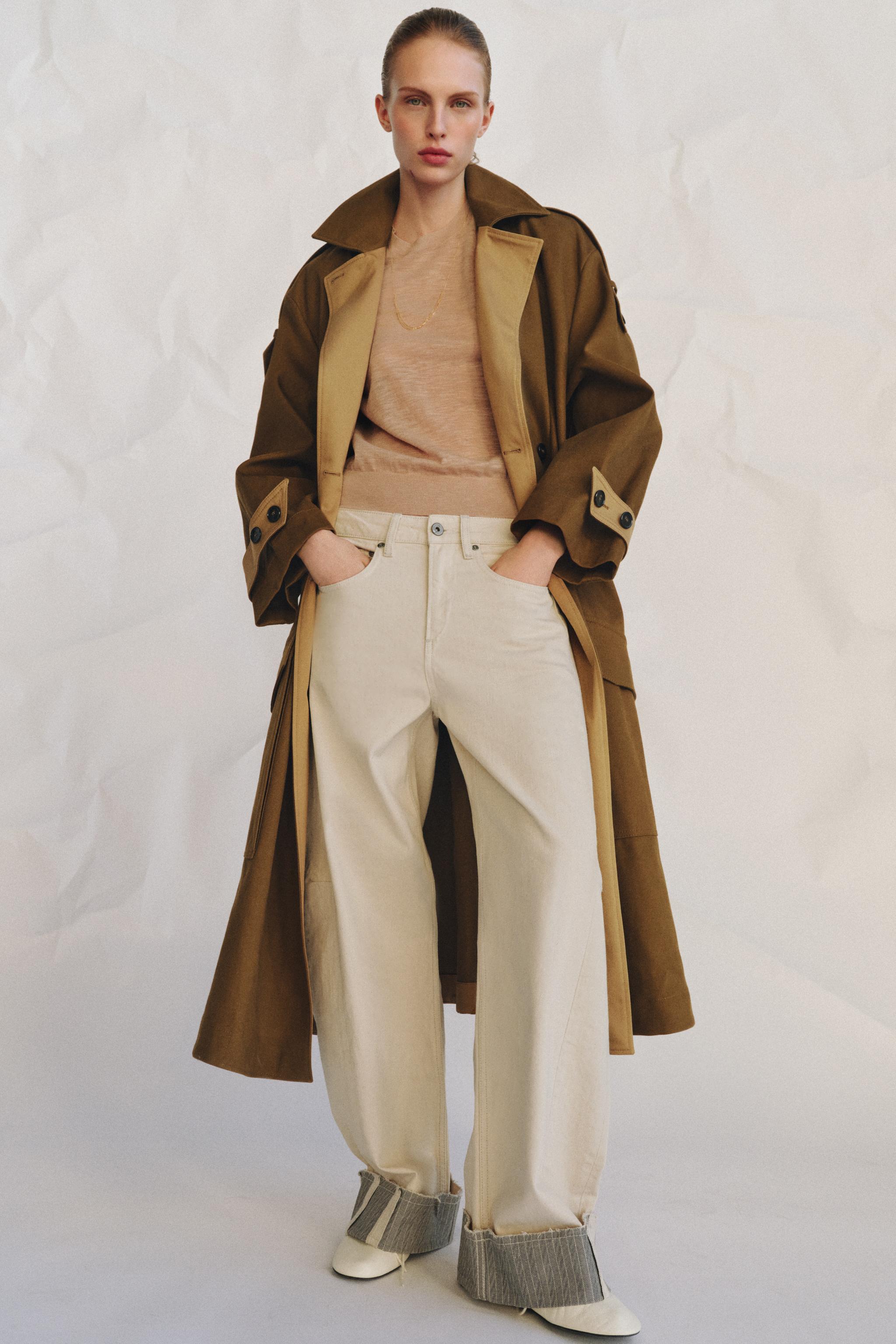 ZW COLLECTION リラックスフィット ミッドライズデニムパンツ