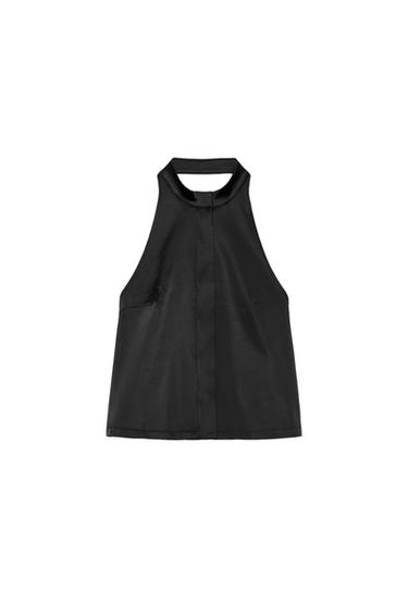SATIN EFFECT VEST