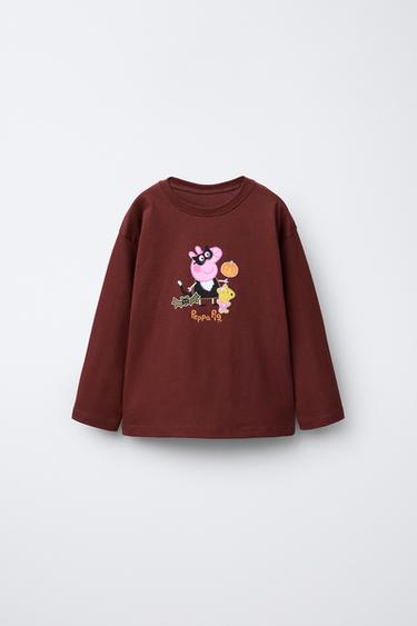 CAMISETA ESTAMPADA DISFRAZ PEPPA PIG™ - Berenjena de Zara - Imagen 0
