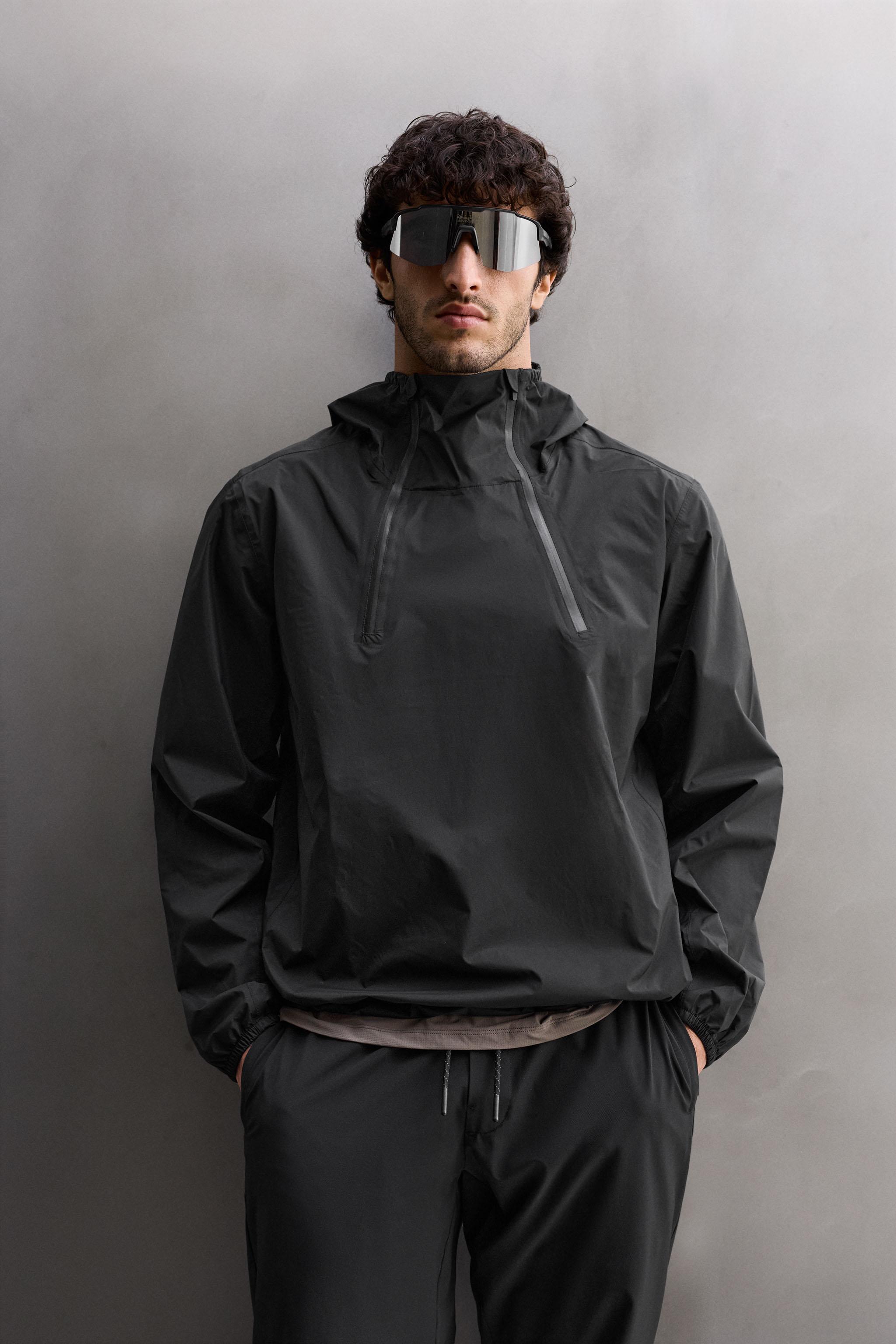KENZO ウィンドブレーカー ジャケット フード内蔵 アーカイブ ブラック KENZO ケンゾー パーカー Boke Flower Zip Up Hoodie