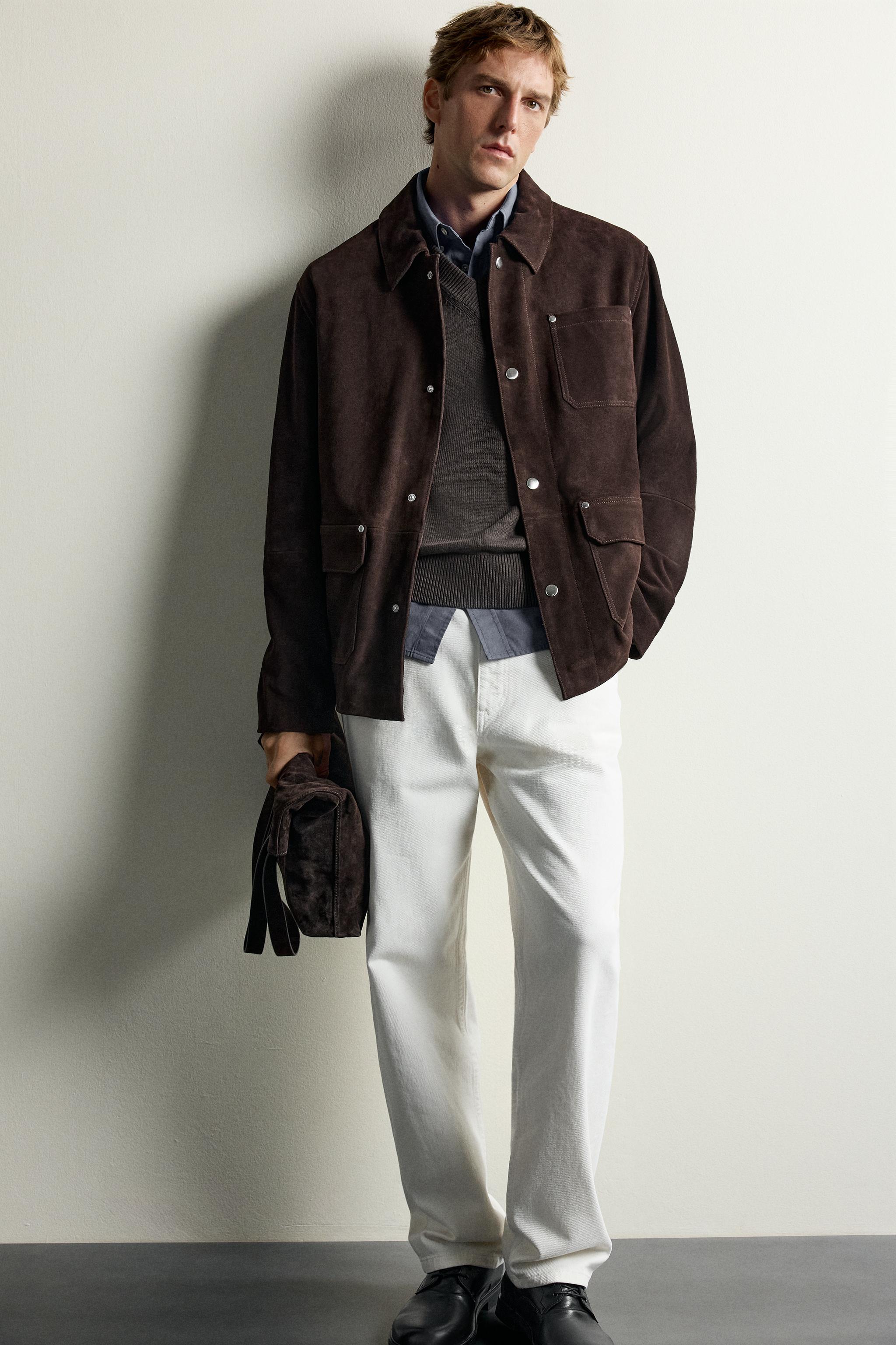 SUEDE POCKET JACKET