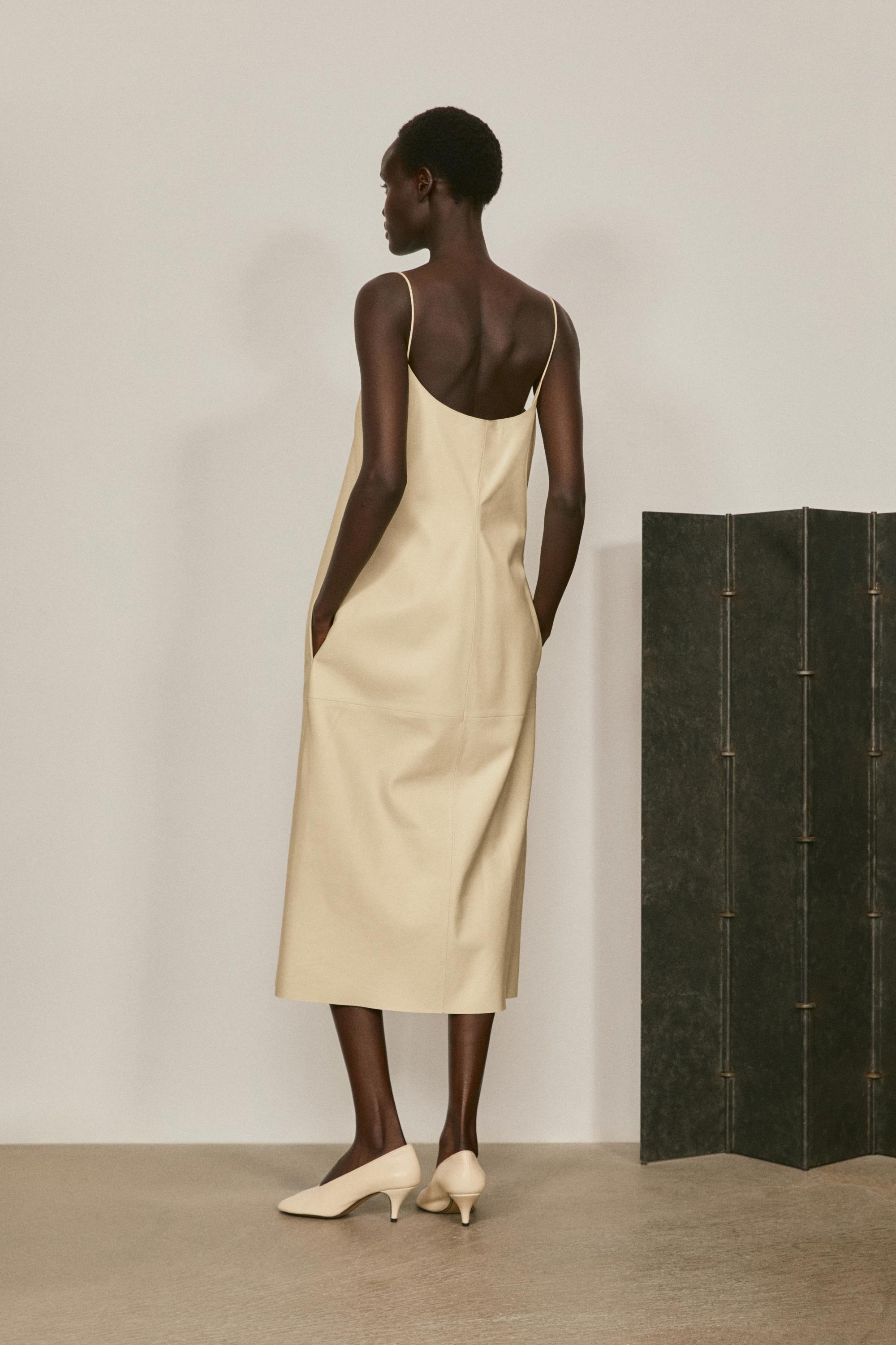 Nappa leather midi dress - LIMITED EDITION