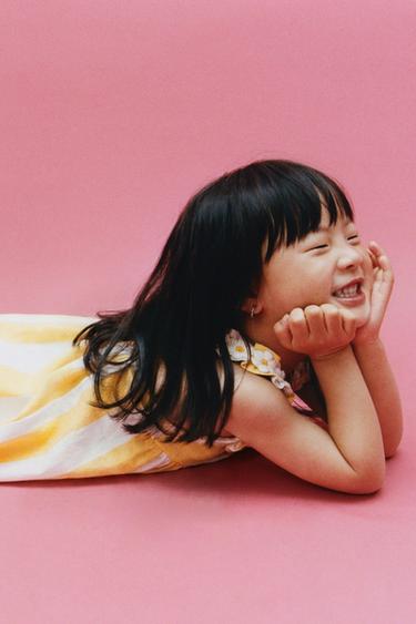 DAISY STRIPE JUMPSUIT - Yellow by Zara