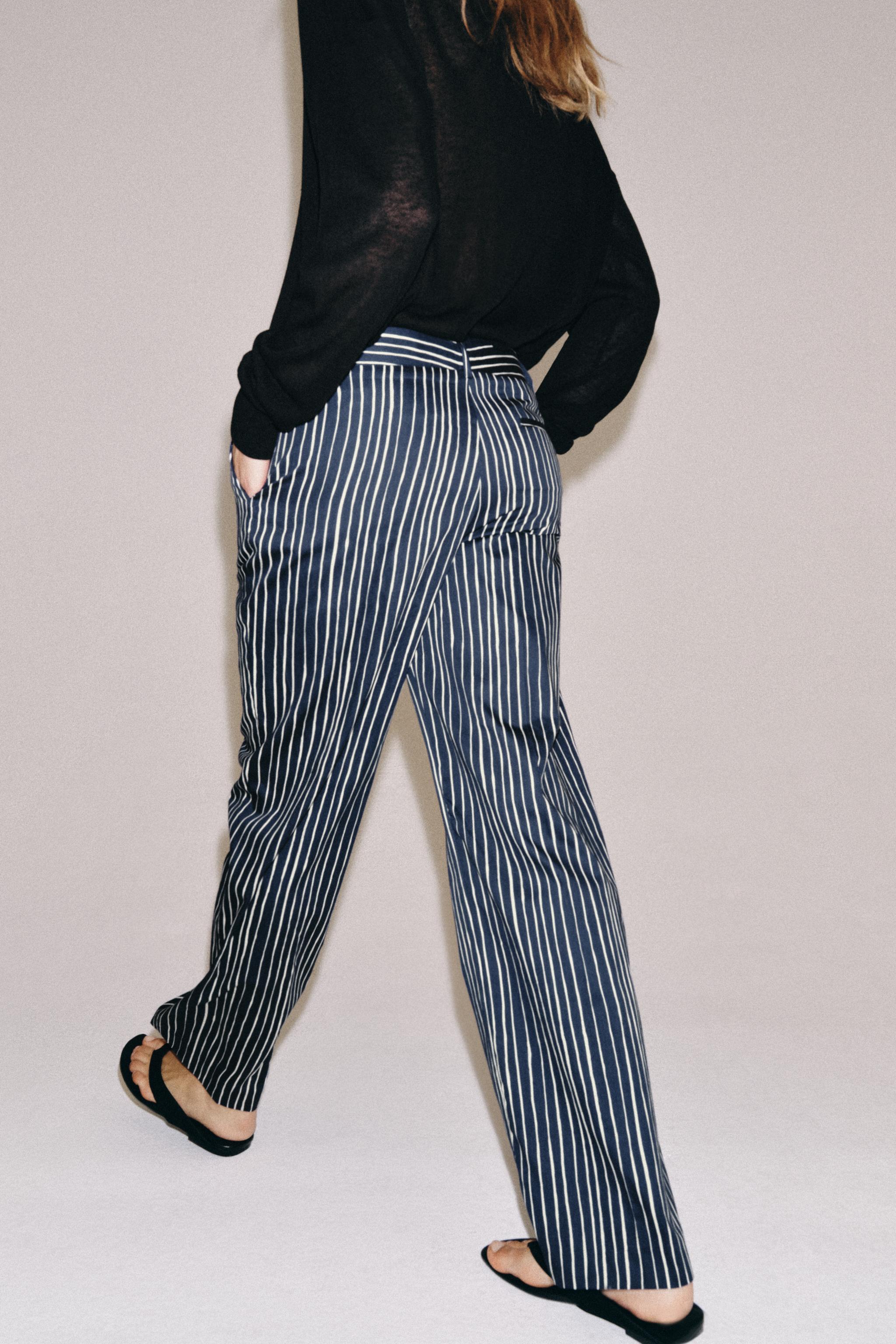 ZW COLLECTION ÇİZGİLİ PANTOLON - Görsel 3