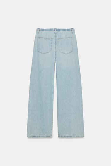 JEAN DENIM TRF FLUIDE - Bleu clair de Zara - Image 5