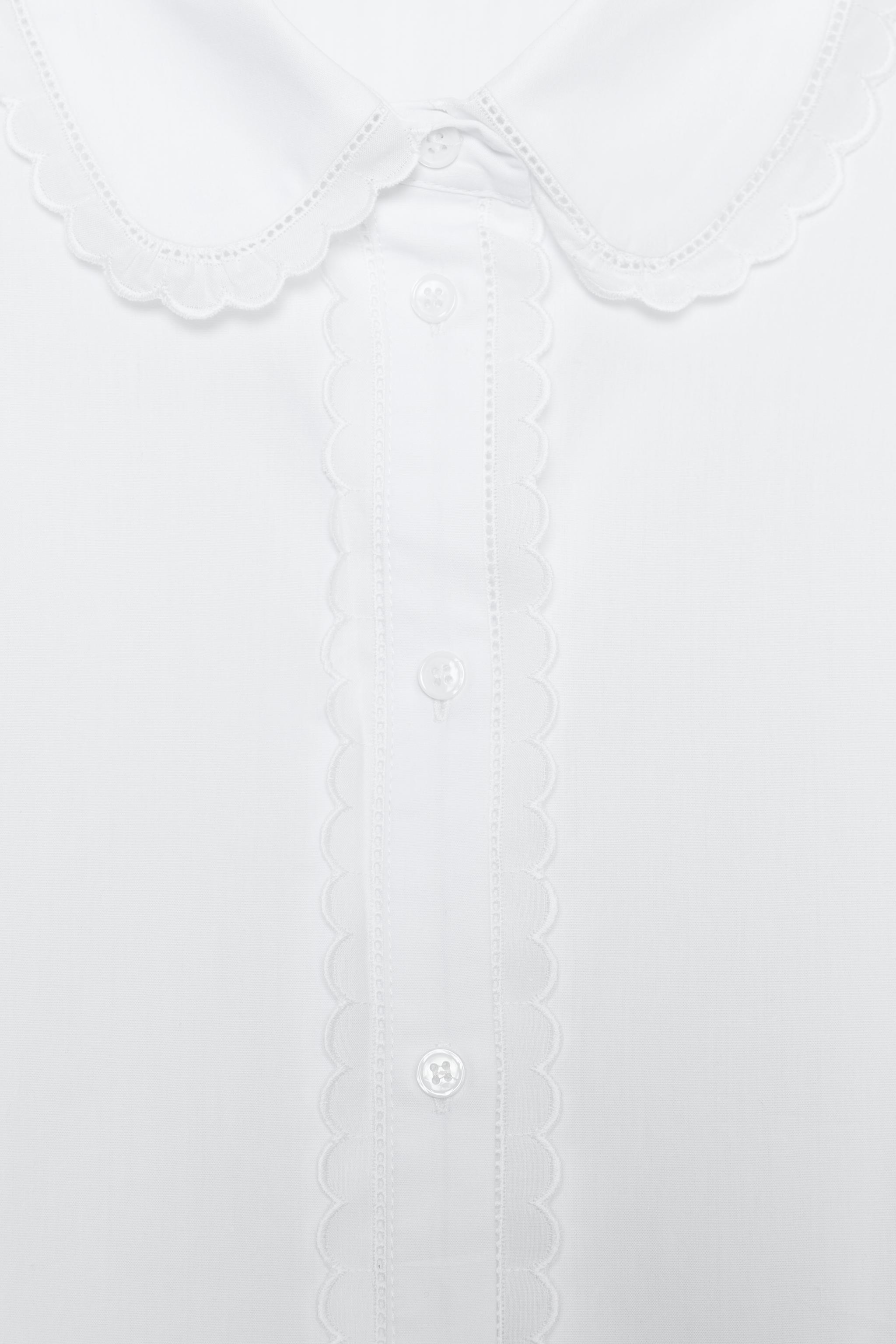 CHEMISE À COL CLAUDINE