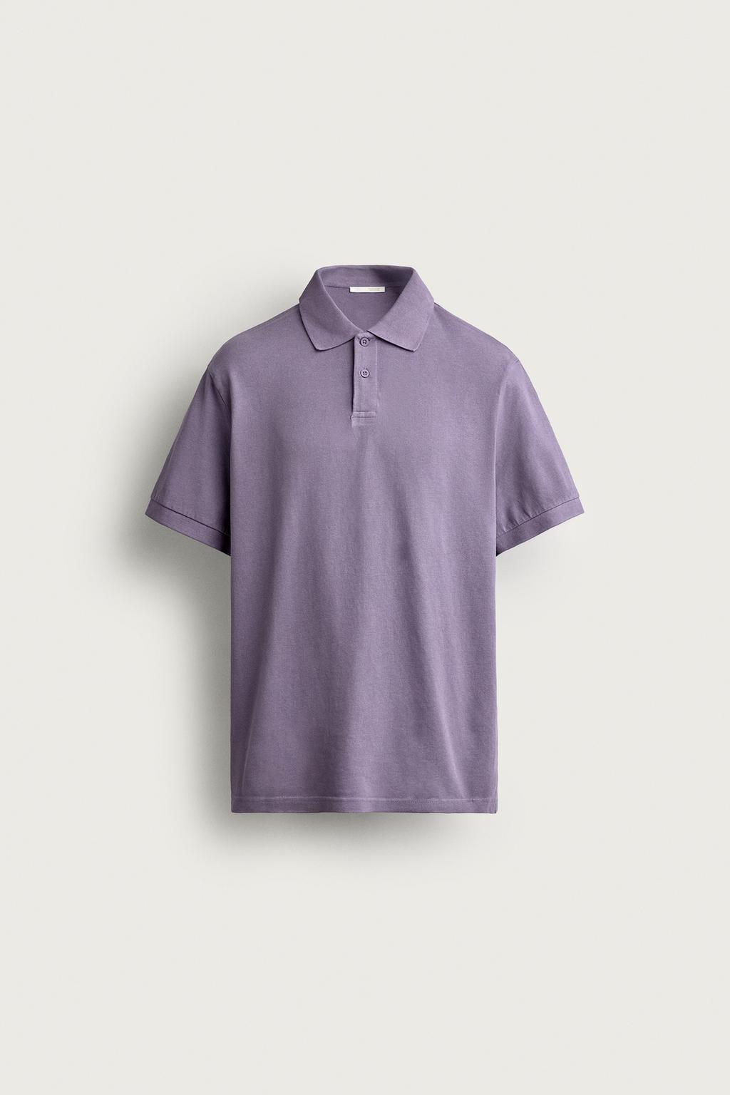 WASHED REGULAR FIT PIQUÉ POLO SHIRT