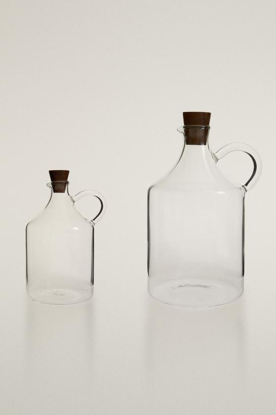 GALHETEIRO DE AZEITE/VINAGRE DE VIDRO DE BOROSSILICATO - Transparente da Zara - Imagem 0