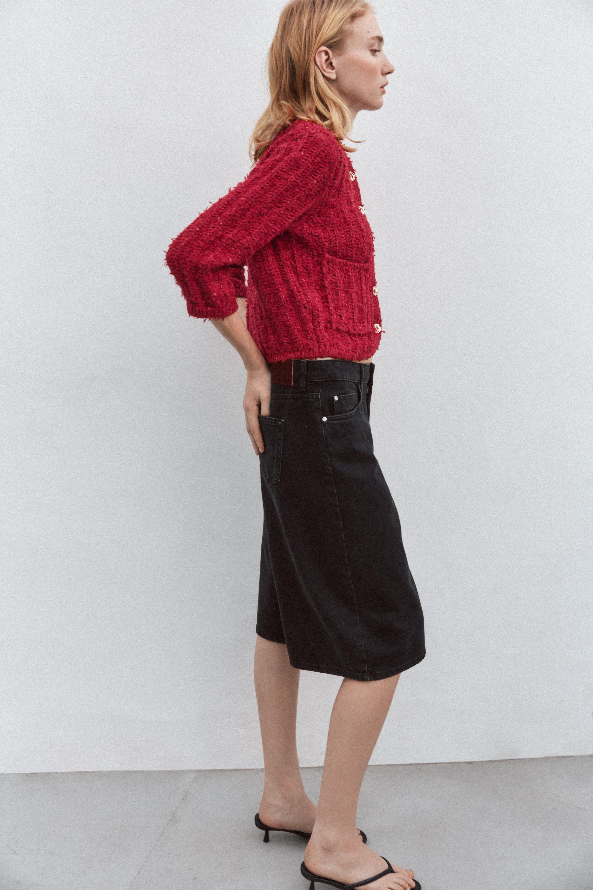 完売品 ZARA 3/4レングススリーブニットカーディガン S新品タグ付き ZARA レングス スリーブ ニット カーディガン - メルカリ