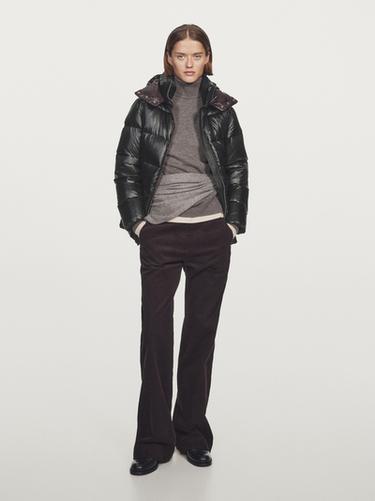 Chaqueta acolchada water repellent - Negro de Zara
