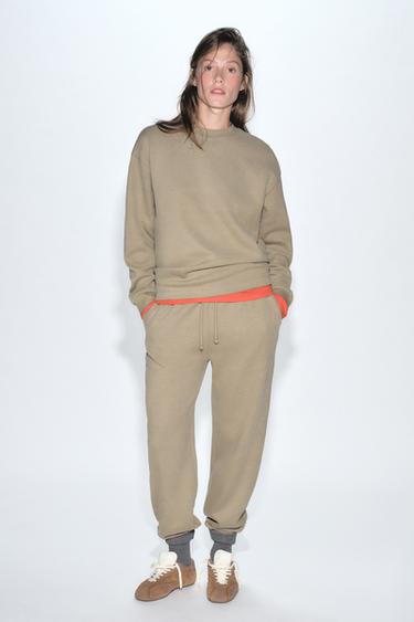 SOFT SWEATSHIRT - Light camel by Zara - Image 0