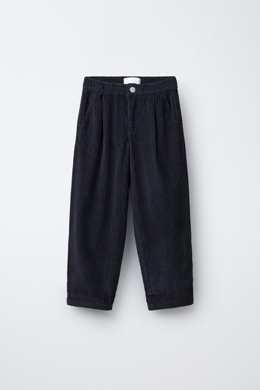 PANTALONS BAGGY DE PANA - marí de Zara