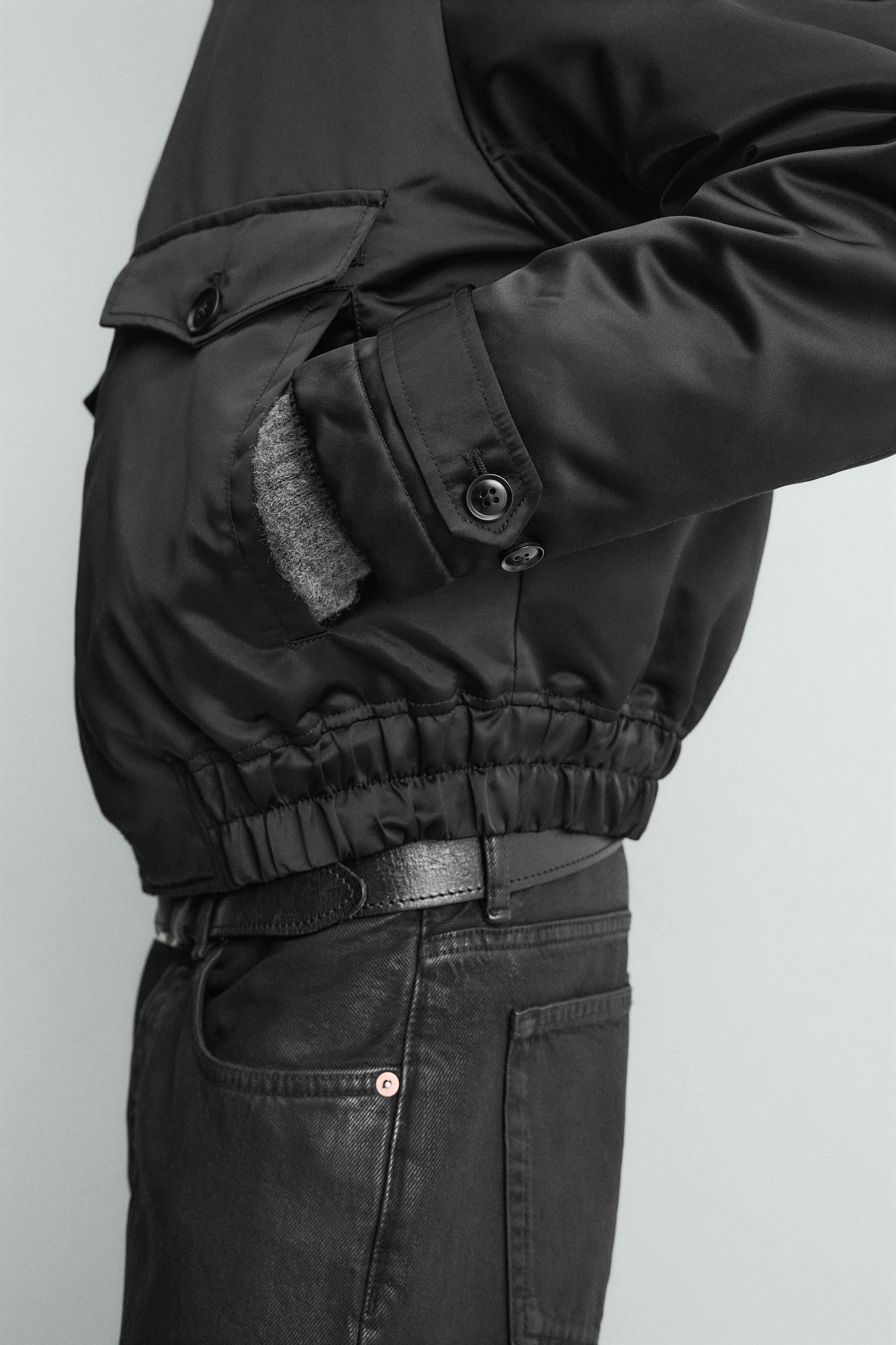 QUILTED TECHNICAL BOMBER JACKET