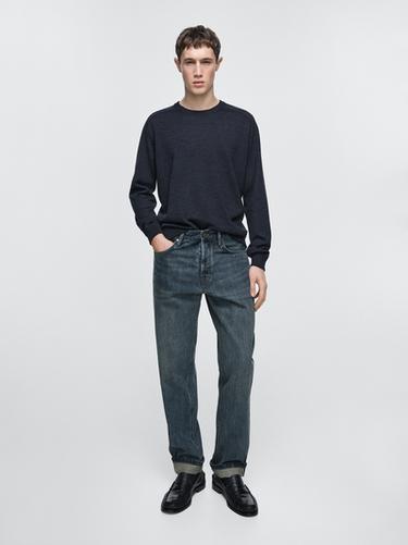 Zara Selvedge fit jeans - Mid-blue - Image 0