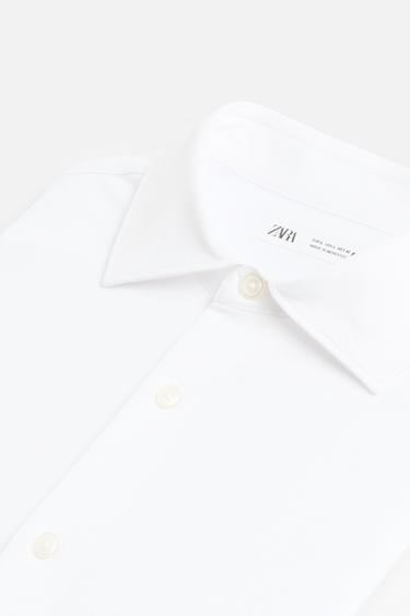 REGULAR FIT SHIRT - White de Zara - Image 9