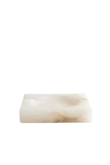 ALABASTER ASHTRAY - Oyster-white by Zara