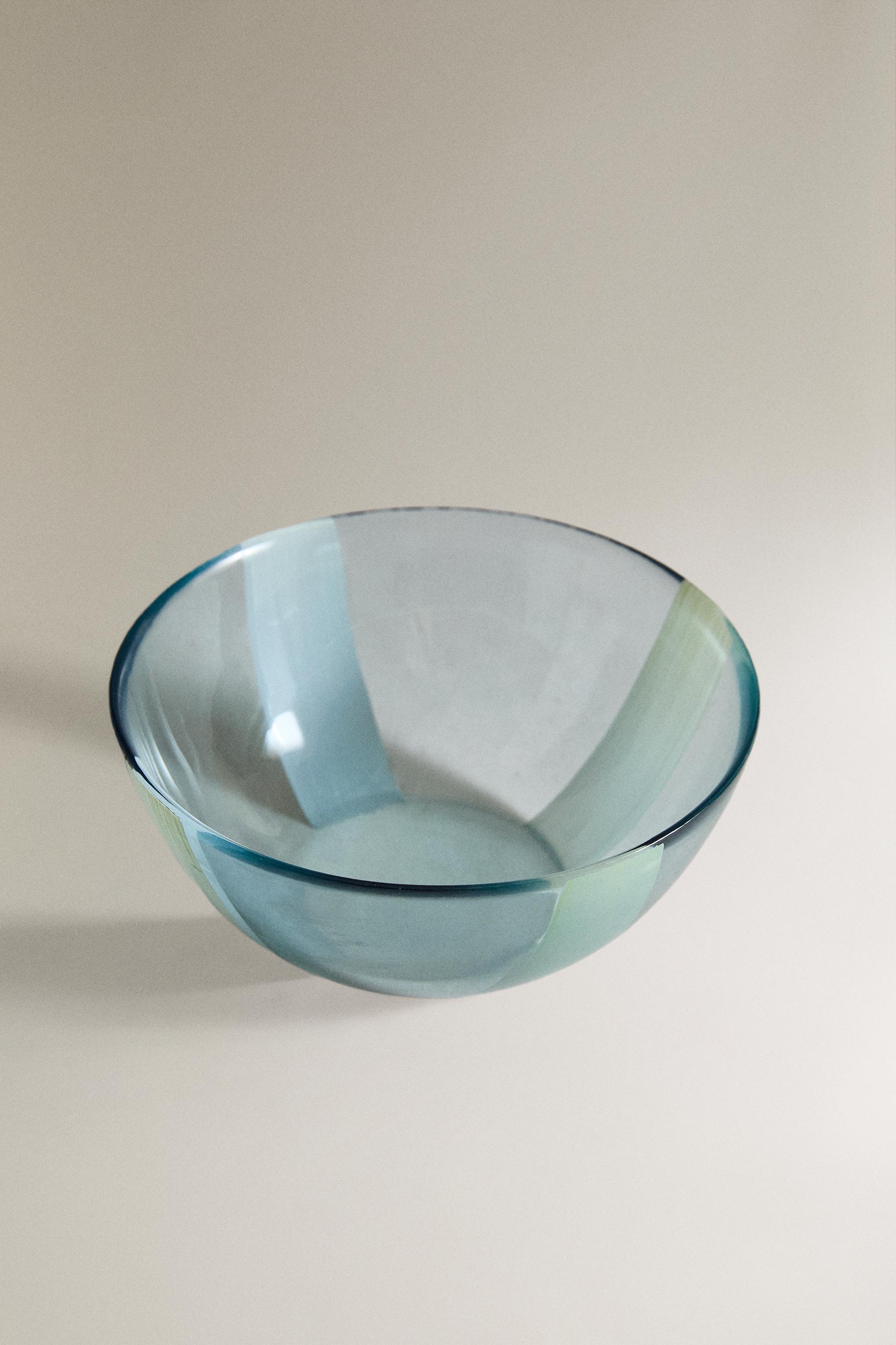 STRIPED GLASS BOWL