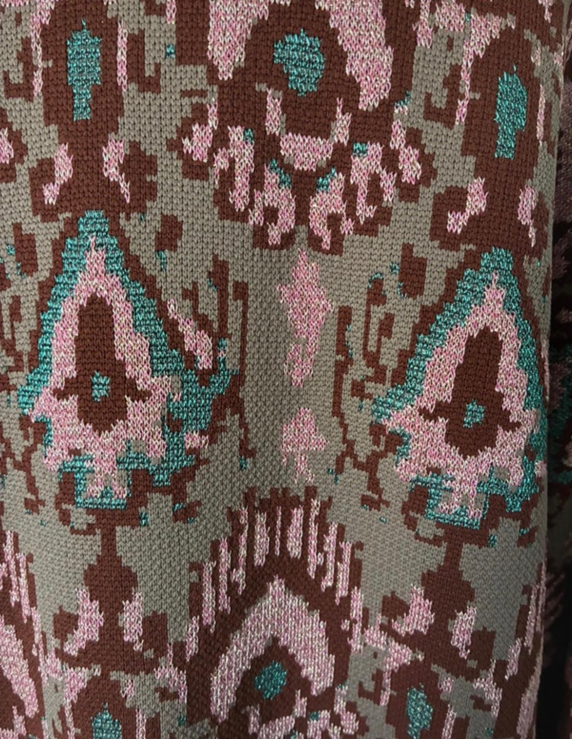 JACQUARD KNIT KIMONO COAT - SPECIAL EDITION - Image 7