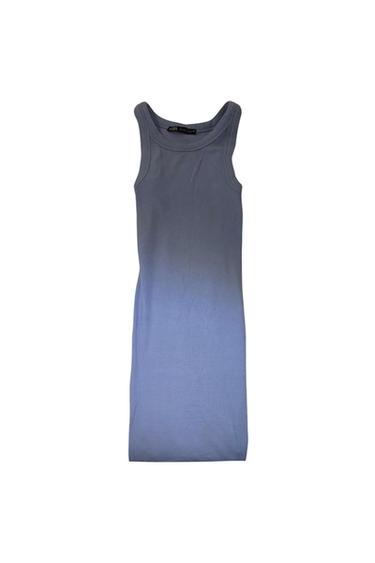 VESTIDO RIB AZUL