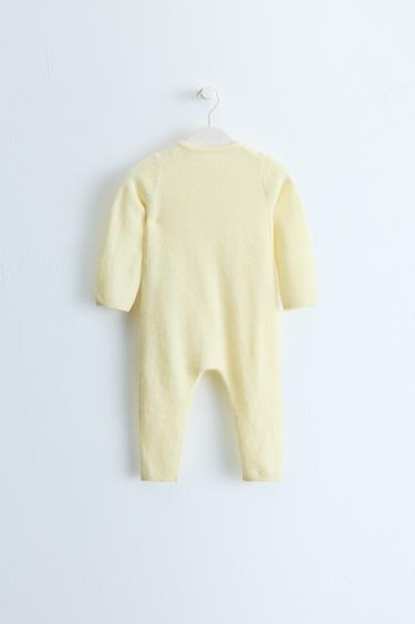 ZARA TIMELESS - 100% CASHMERE JUMPSUIT — Light yellow 2