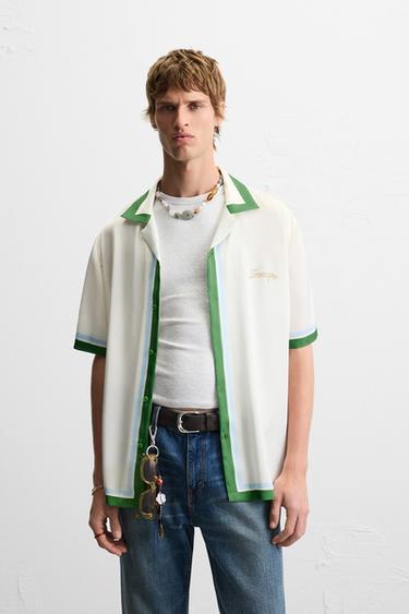 Outfit Camisa Camisa Satinada Hombre Zara Camisa Negra Zara