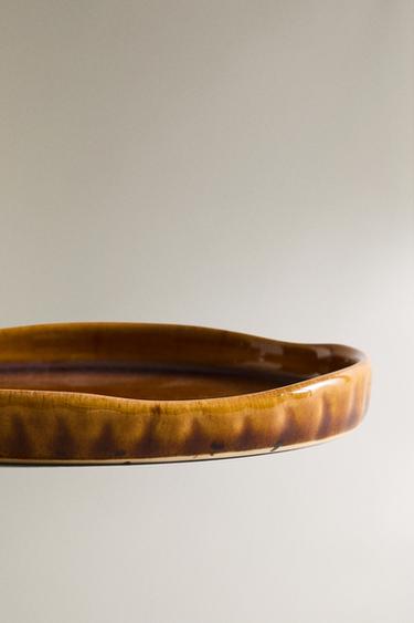 MUSTARD YELLOW BATHROOM SOAP DISH WITH RAISED DESIGN - Mustard by Zara - Image 3