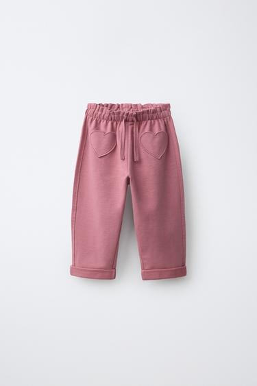 PLUSH SAROUEL TROUSERS - Pink by Zara
